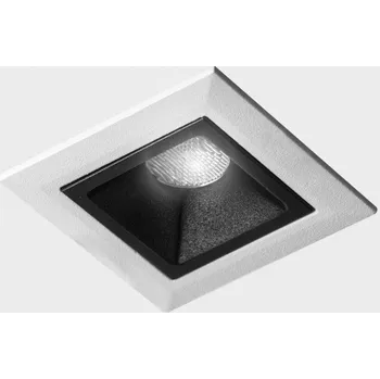 Koupelnové svítidlo KOHLLIGHTING NSES zapuštěné svítidlo s rámečkem bílá-černá 2 W 2700K nestmívatelné - KOHL-Lighting KHL K51300.01.RF.WH-BK.15.ST.9.27