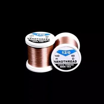 Hends Nano Thread 50D - 12/0 Light Brown (Hends cívka)