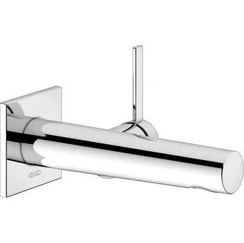 Vodovodní baterie Páková umyvadlová směšovací armatura Keuco IXMO, 165 mm, povrchová úprava hliník