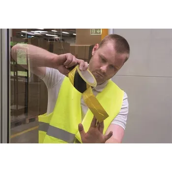 Lepicí páska Bezpečnostní páska "DURALINE", žluto-černá, 50 mm x 33 m, 0,16 mm, DURABLE 1044130