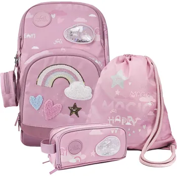 Školní batoh FRII OF NORWAY SET Školní batoh s pouzdrem a vakem Easy 22 L, Happy Color