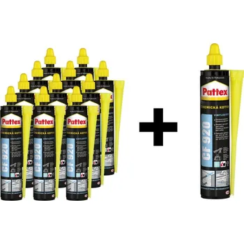 Průmyslové lepidlo CERESIT CF920 - 11ks + 1ks zdarma chemická kotva bez styrenu 300ml PATTEX