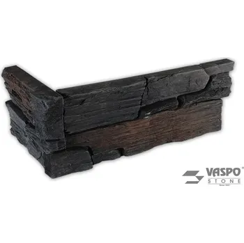Obklad VASPO STONE - Břidlice Hradní šedá - rohový prvek