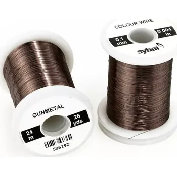 Barevný drátek Sybai Colour Wire Gunmetal 0,1mm