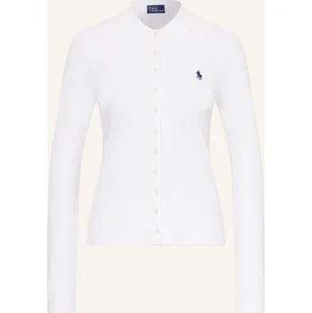 Dámské tričko Polo Ralph Lauren Dámská Košilová Halenka, bílá, 34