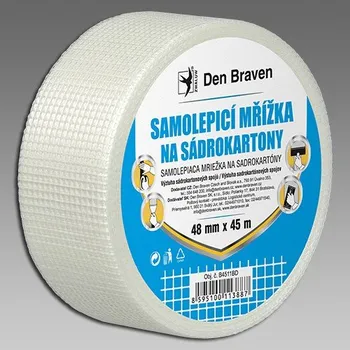 Kancelář DEN BRAVEN Samolepicí mřížka na sádrokartony bílá 48mm/20m
