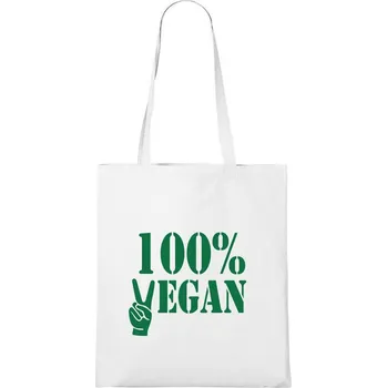 DOBRÝ TRIKO Bavlněná taška s potiskem 100% vegan Barva: Bílá