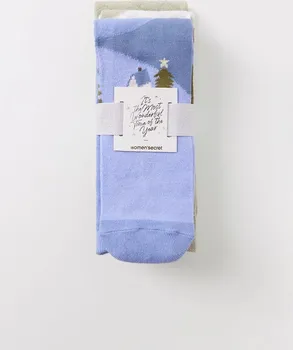 Dámské ponožky Ponožky women'secret GENERIC SOCKS PACKS 3-pack dámské, více barev, 4488628 vícebarevná MLC, vel. ONE SIZE