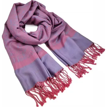 Šála Šála teplá - růžovo-fialová