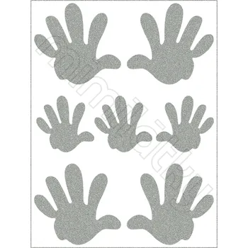 Reflexní nažehlovací obrázky ruce