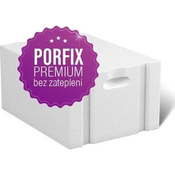 Pórobetonový zdicí materiál PORFIX PREMIUM Pískový tvárnice bílá 500*250*300 P+D P2-400