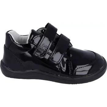 Dívčí obuv Baby bare shoes Febo Go shiny black 24