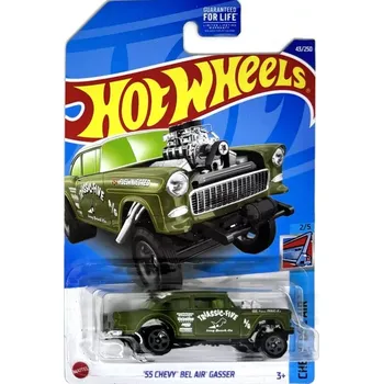 autíčko HOT WHEELS - '55 Chevy Bel Air Gasser DarkGreen (E7)
