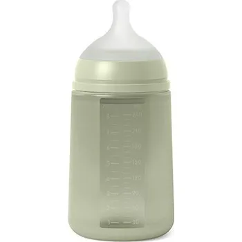 Kojenecká láhev SUAVINEX | KOJENECKÁ LÁHEV 240 ml M COLOUR ESSENCE Varianta: KOJENECKÁ LÁHEV 240 ml M COLOUR ESSENCE - cihlová