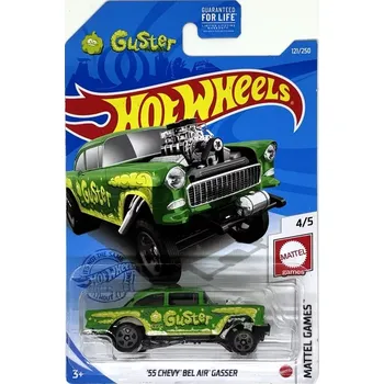 autíčko HOT WHEELS - '55 Chevy Bel Air Gasser Green (E7)