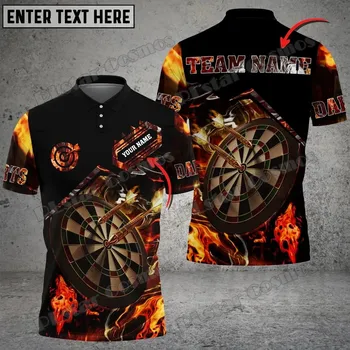 Dámské tričko Tričko pro Darts tým s vlastním jménem 3D CS484 Velikost: M, Barva (Varianta): Polo košile 11