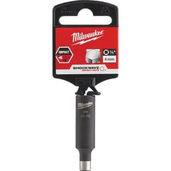 MILWAUKEE Hlavice HEX 1/4" 4mm prodloužená 4932472283