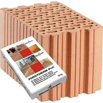 zdivo wienerberger POROTHERM 25 AKU Z Profi DRYFIX P-15Mpa