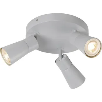 SLV - BIG WHITE PURI 2.0 Cone nástěnné a stropní svítidlo, kulaté, 3 x max. 6W GU10, šedá - BIG WHITE (SLV) LA 1008339