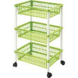 TORTARELLI Vozík pojízdný Mito 3, zelený