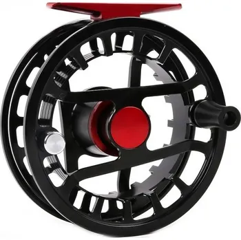 Rybářský naviják Muškařský naviják Leichi Saltwater FMD Black & Red 1113