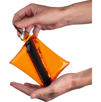 Peněženka Dámská peněženka na mince - průhledná oranžová