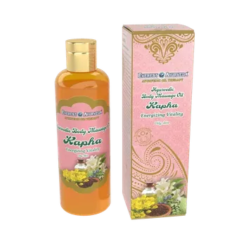 Tělový olej KAPHA tělový OLEJ Povzbuzení & vitalita - Revitalizující olej pro mastnou pokožku (ayurvédské tělové oleje)