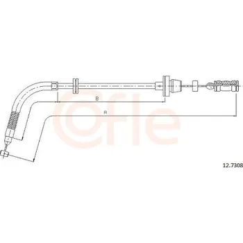 Auto-moto Lanko plynu COFLE 12.7308