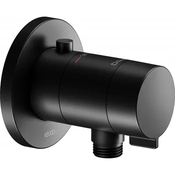 Vodovodní baterie Termostatická armatura podomítková s napojením hadice DN 15 Keuco IXMO, černá matná