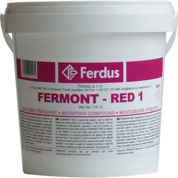 Sada na opravu pneumatiky Montážní přípravek FERMONT RED, červený, různé objemy - Ferdus, Objem: 5 L