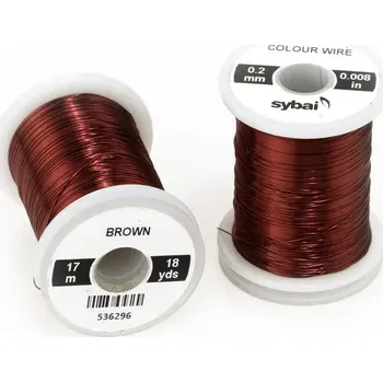 Barevný drátek Sybai Colour Wire Brown 0,2mm