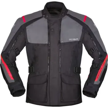 Moto bunda MODEKA VARUS BUNDA ČERNÁ/TMAVĚ ŠEDÁ VELIKOST L