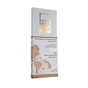Čokoláda Hořká čokoláda s kakaovými boby Chuao AtelieR 72 %