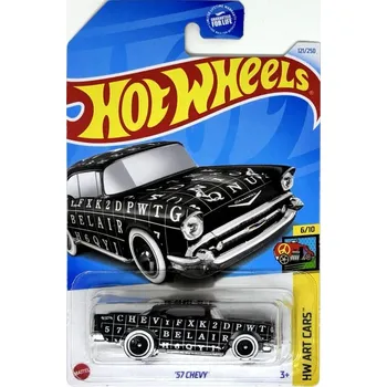 autíčko HOT WHEELS - '57 Chevy Black (E7)