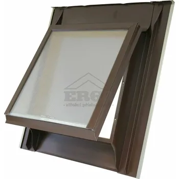 ERGO Střešní vikýř 60×60 – pro neprofilované střešní krytiny - hnědá