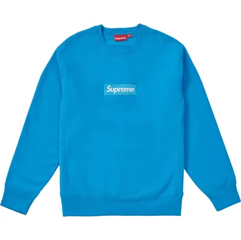 Pánská mikina Supreme Box Logo Crewneck (FW18) Bright Royal XL