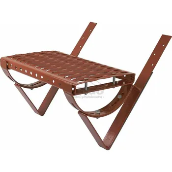 ERGO Stoupací komplet – rovný, rošt 40 cm - cihlově červená