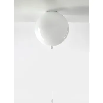 BROKIS Stropní svítidlo MEMORY bílé lesklé průměr 40cm E27 15W úsporná - BROKIS A BRO PC00876_001