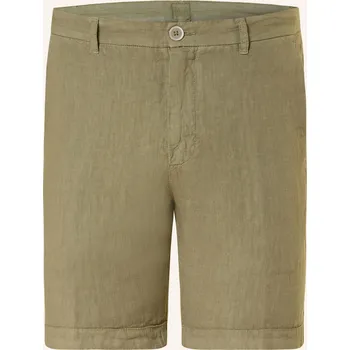 Pánské kraťasy 120%Lino Pánské Lněné Šortky, olivová, 52
