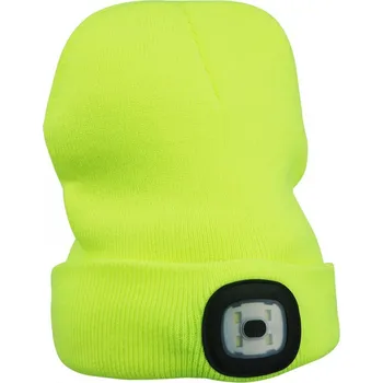 Pokrývka hlavy XTLINE Čepice se svítilnou žlutá XT60083F