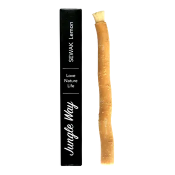 Zubní kartáček Jungle Way Zubní kartáček sewak s citronovou příchutí