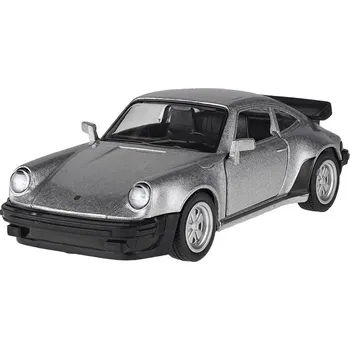 autíčko Kovový model 1:32 Porsche 911 Turbo 3.3 ve stříbrné metalíze