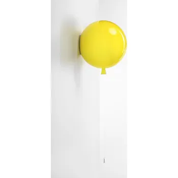 Nástěnné svítidlo BROKIS Memory, nástěnné svítidlo žluté lesklé, 1x15W E27, prům. 30cm - BROKIS C BRO PC00880_008