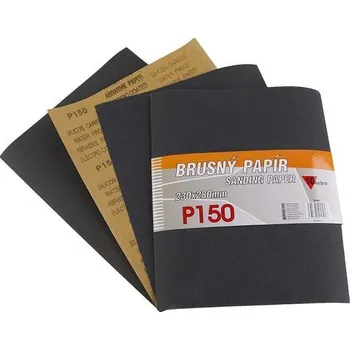Brusný papír Levior Papír brusný 230x280mm P150 10ks Waterproof