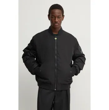 Bomber bunda Barrow černá barva, zimní, F4BWUAJK003 99X, vel. 52