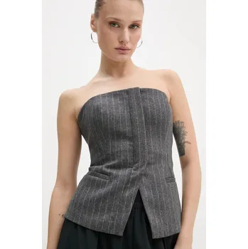 Dámská halenka Vlněná halenka A.L.C. Renee 5TOPS01726 šedá 90X, vel. 36