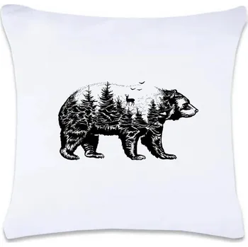 Dekorativní polštářek DOBRÝ TRIKO Polštář s potiskem Medvěd 40 x 40 cm Oboustranný tisk: NE