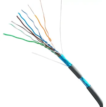 Síťový kabel DATACOM FTP Cat5e PVC kabel 305m (drát), šedý