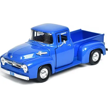 autíčko Ford F-100 Pick Up 1956 1:24 - MOTORMAX Ford F 100 Pick Up 1956 - kovový model auta