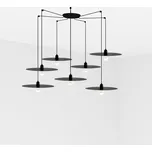 FARO PLAT závěsné svítidlo, černá, 7L - FARO FARO 68145-7L